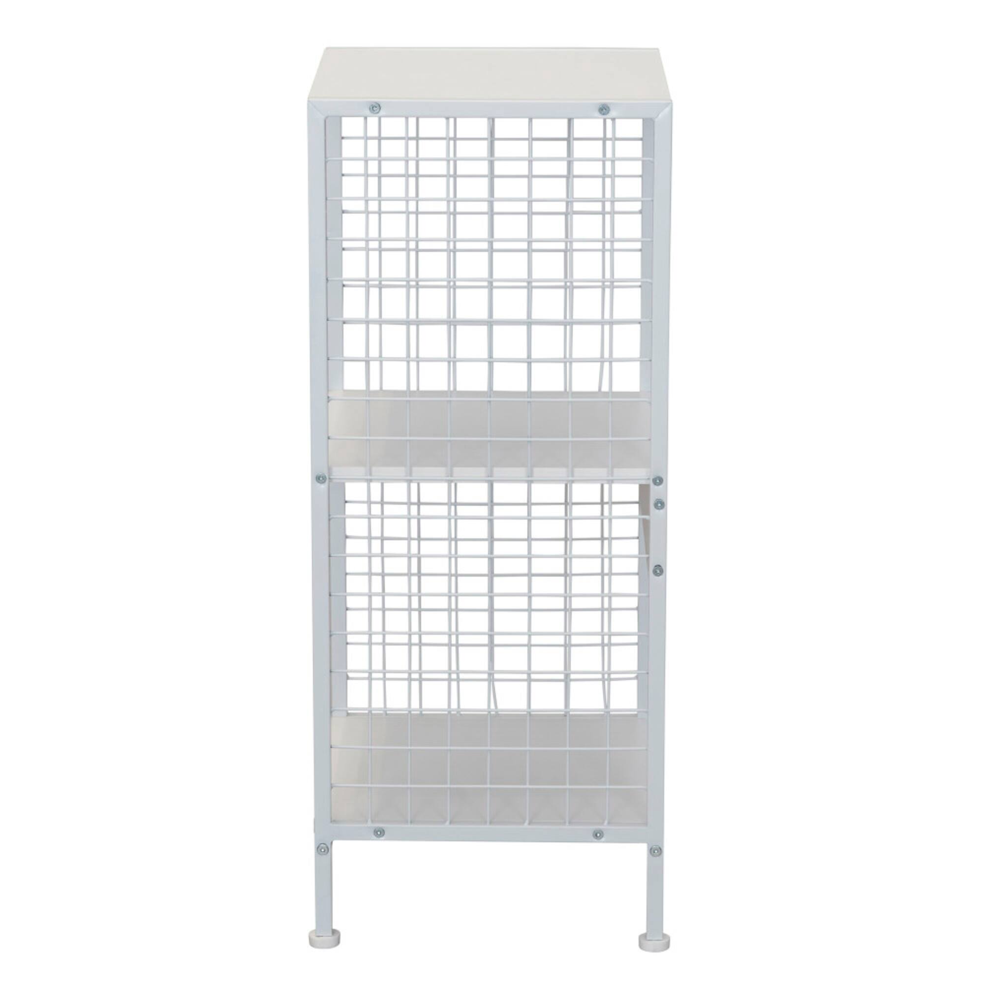 Household Essentials 28" Trellis 2 Compartment Storage Bookshelf